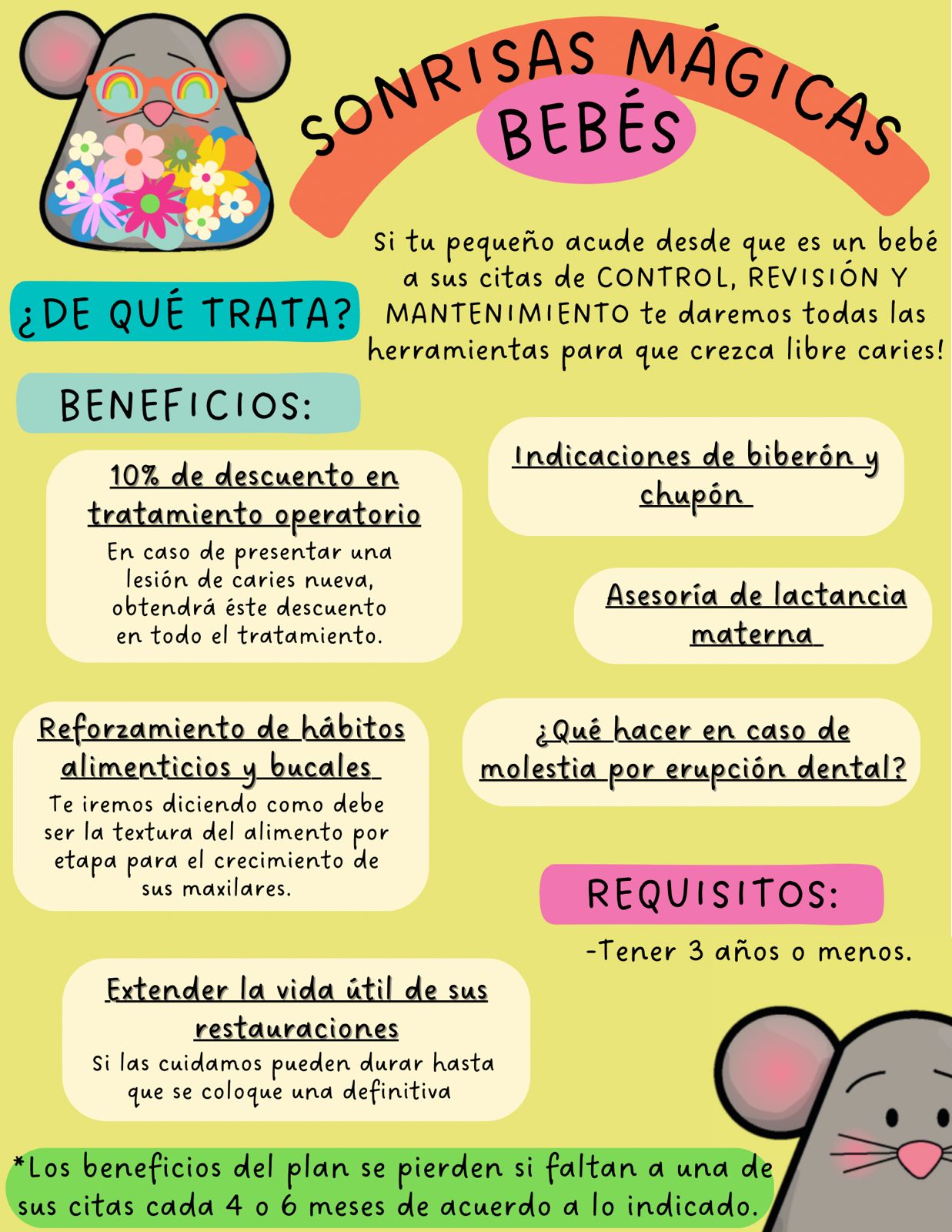 Tratamiento preventivo para bebés: Estimulación y cuidado dental temprano en La Casa del Sr. Pérez